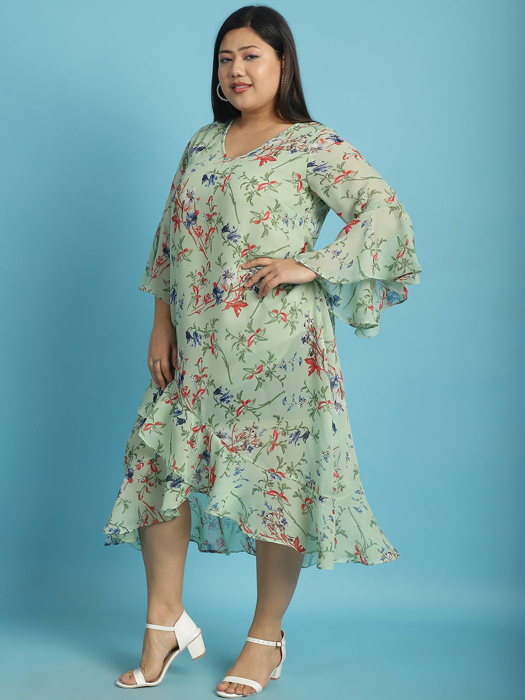 Plus Size A-Line Dress