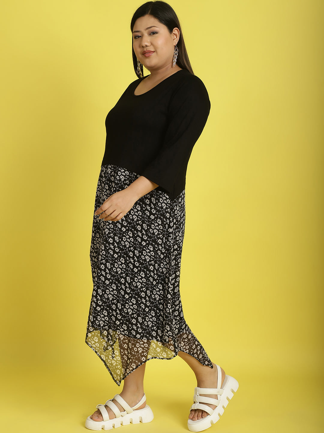 Plus Size A-Line Dress