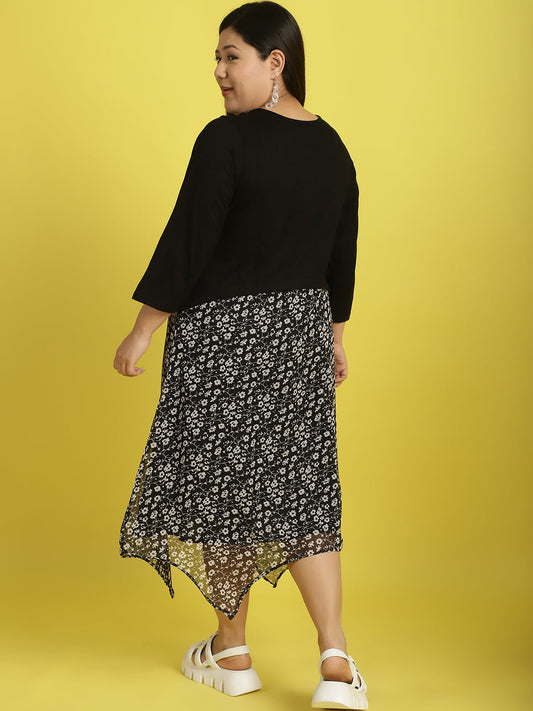 Plus Size A-Line Dress