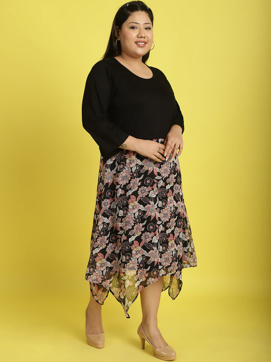 Plus Size A-Line Dress