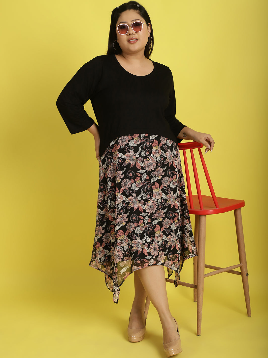 Plus Size A-Line Dress