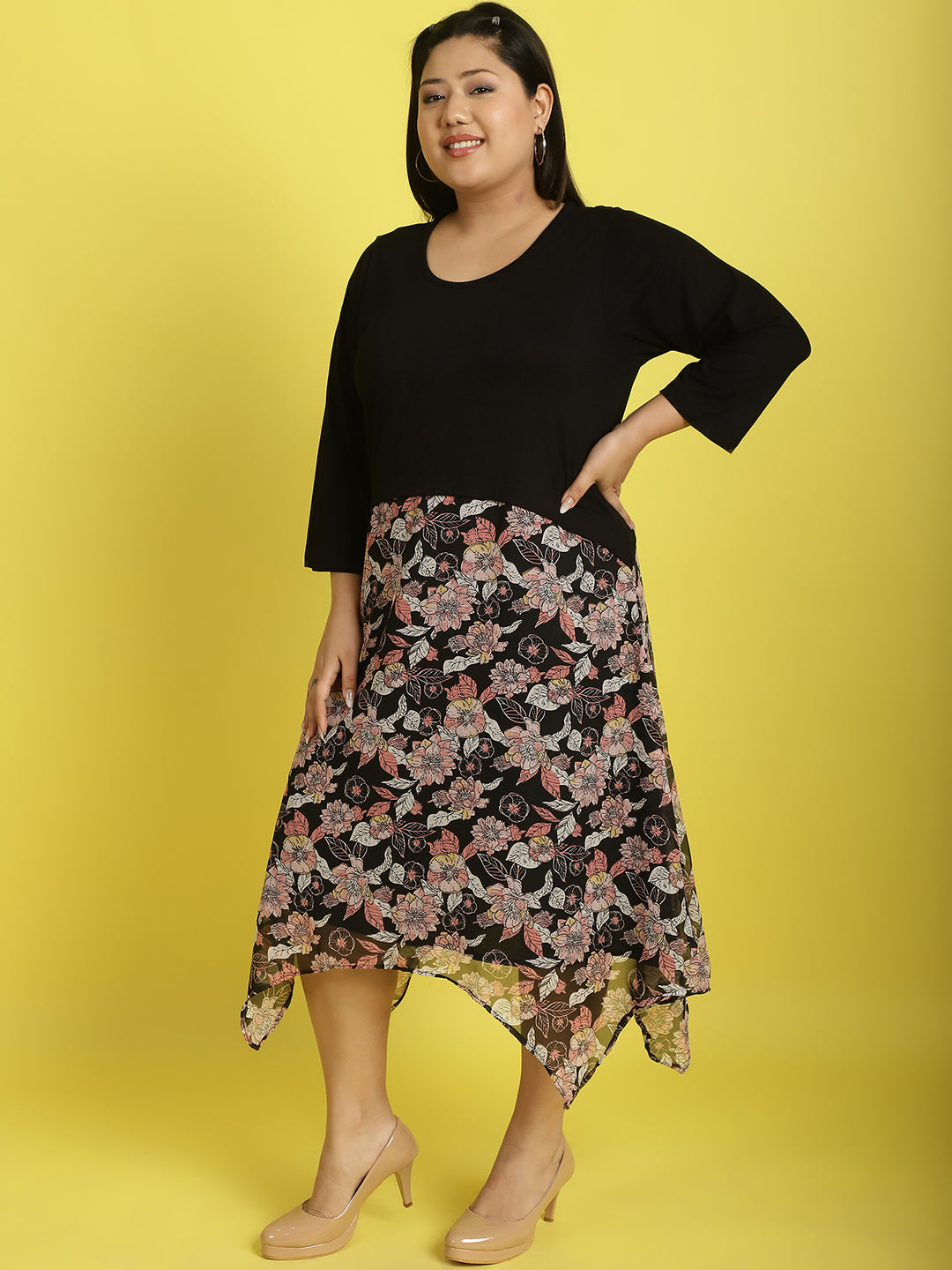 Plus Size A-Line Dress