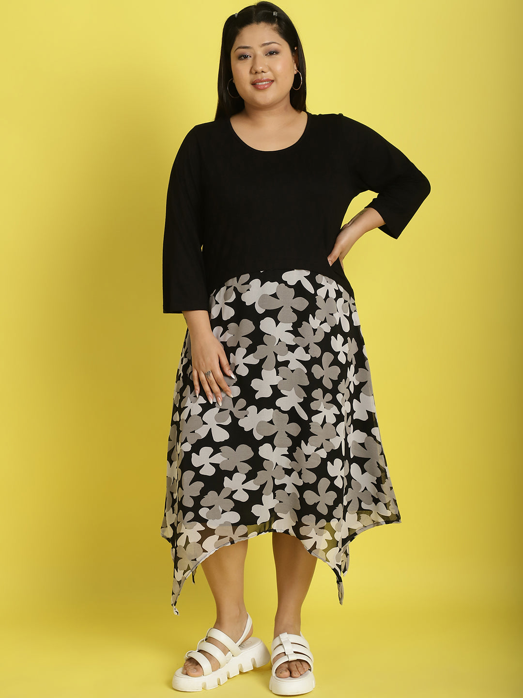 Plus Size A-Line Dress