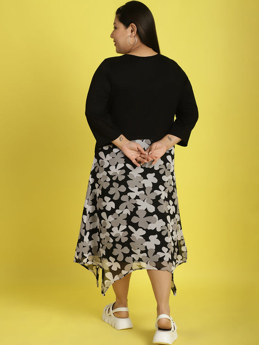 Plus Size A-Line Dress