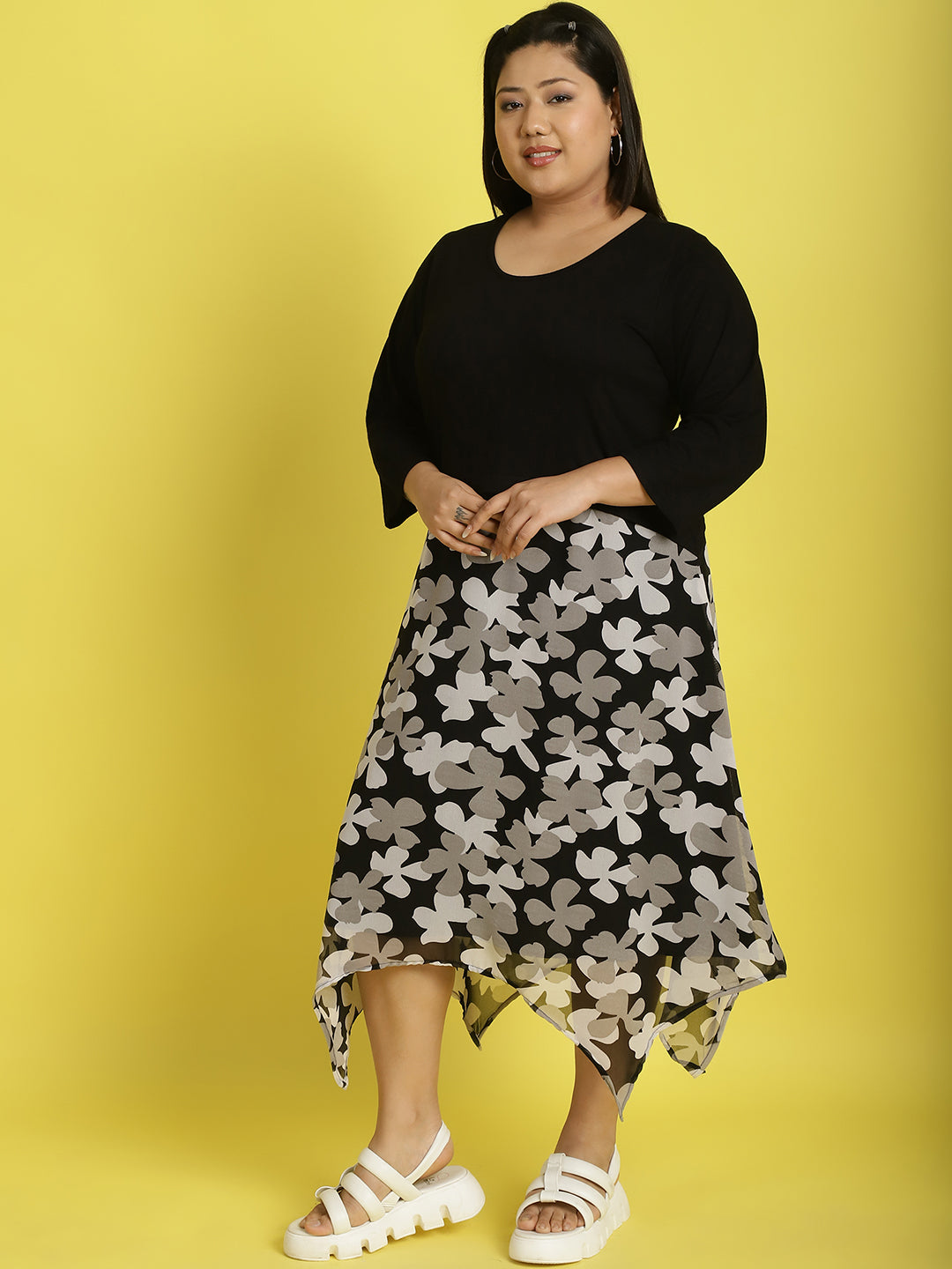 Plus Size A-Line Dress