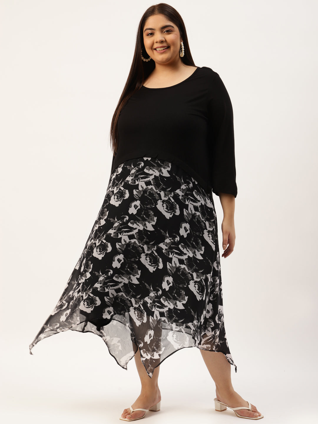 Plus Size A-Line Dress