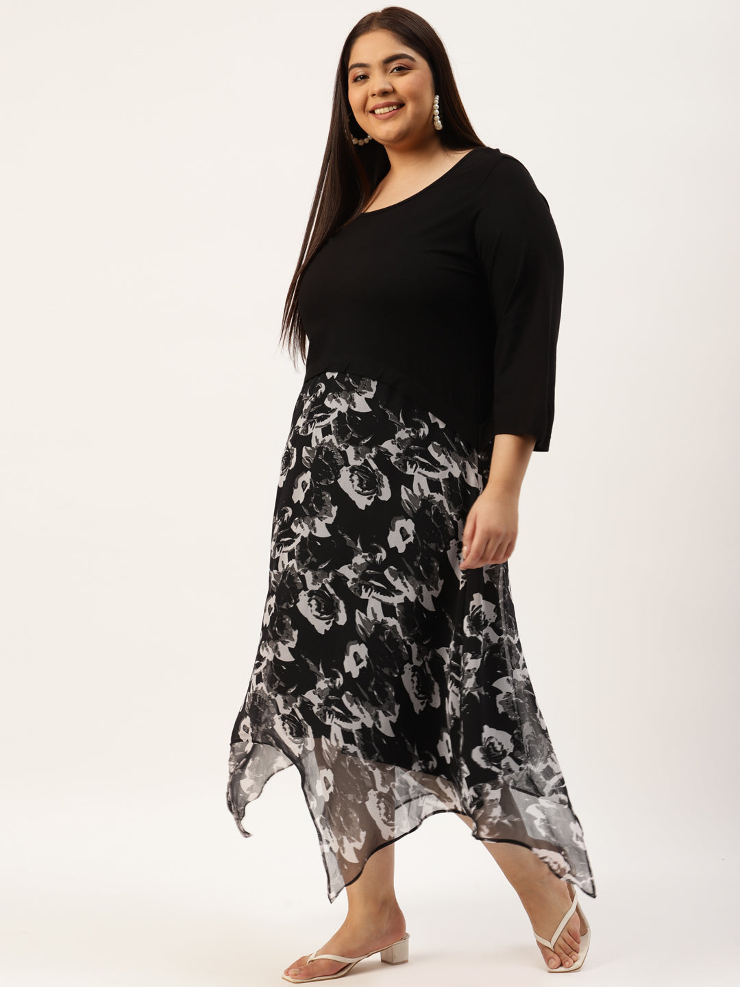 Plus Size A-Line Dress