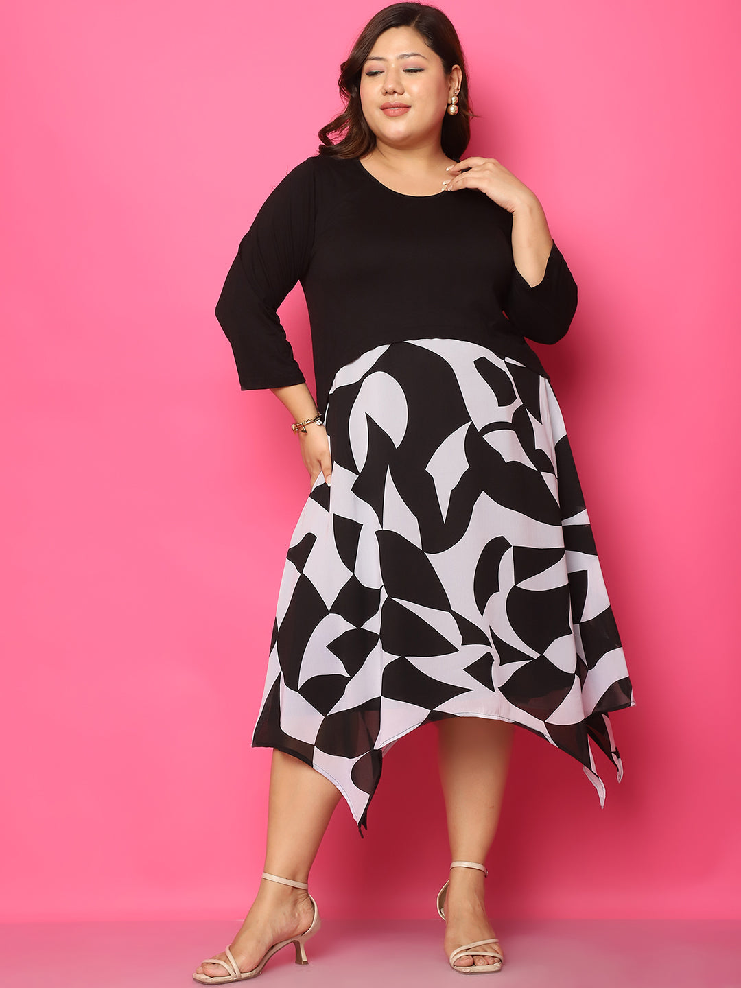 Plus Size A-Line Dress