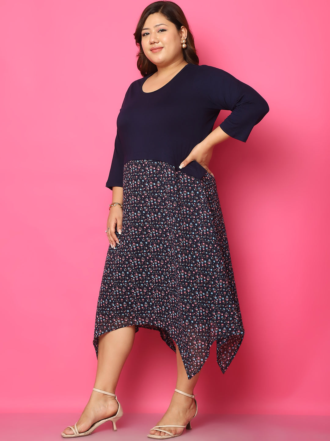 Plus Size A-Line Dress