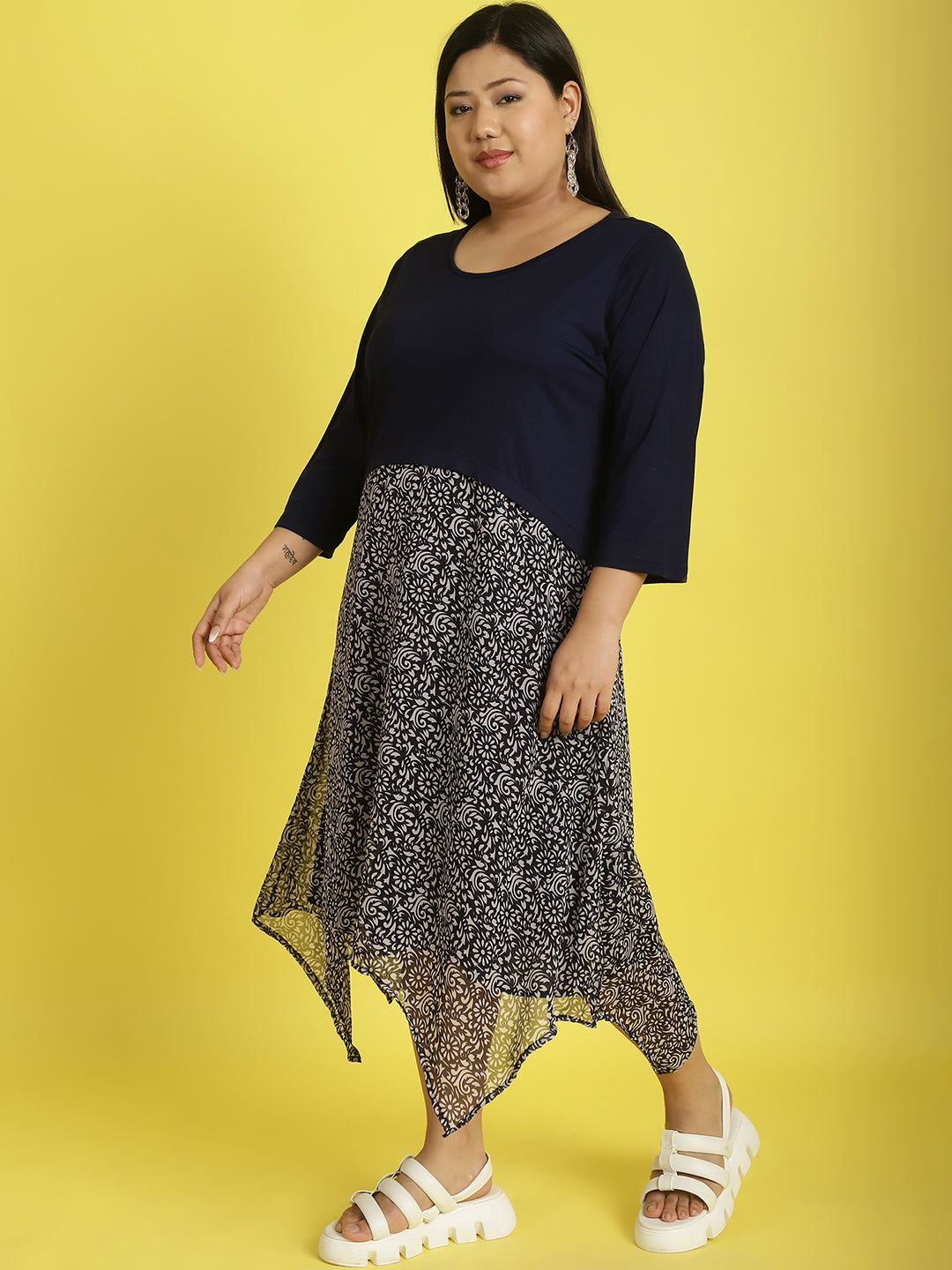 Plus Size A-Line Dress