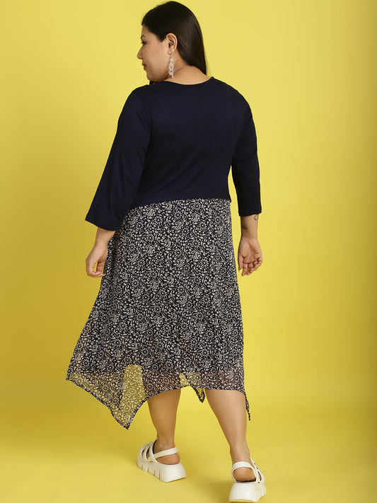Plus Size A-Line Dress