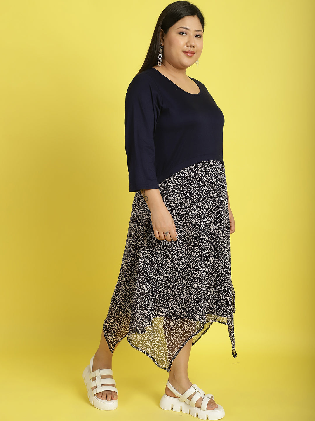 Plus Size A-Line Dress