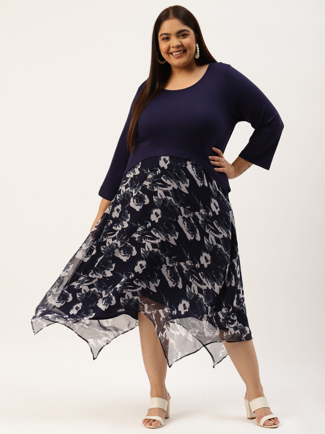Plus Size A-Line Dress