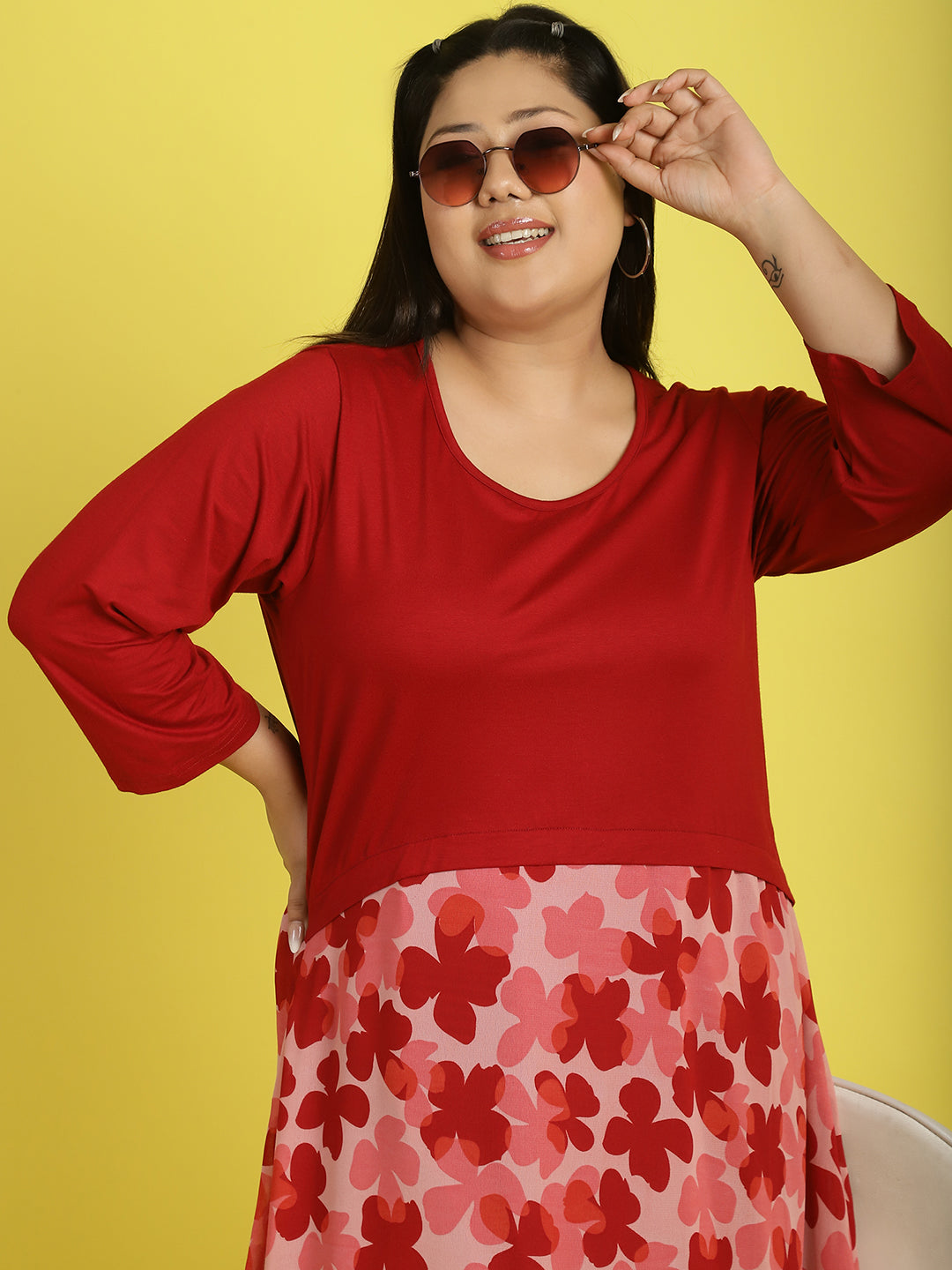 Plus Size A-Line Dress