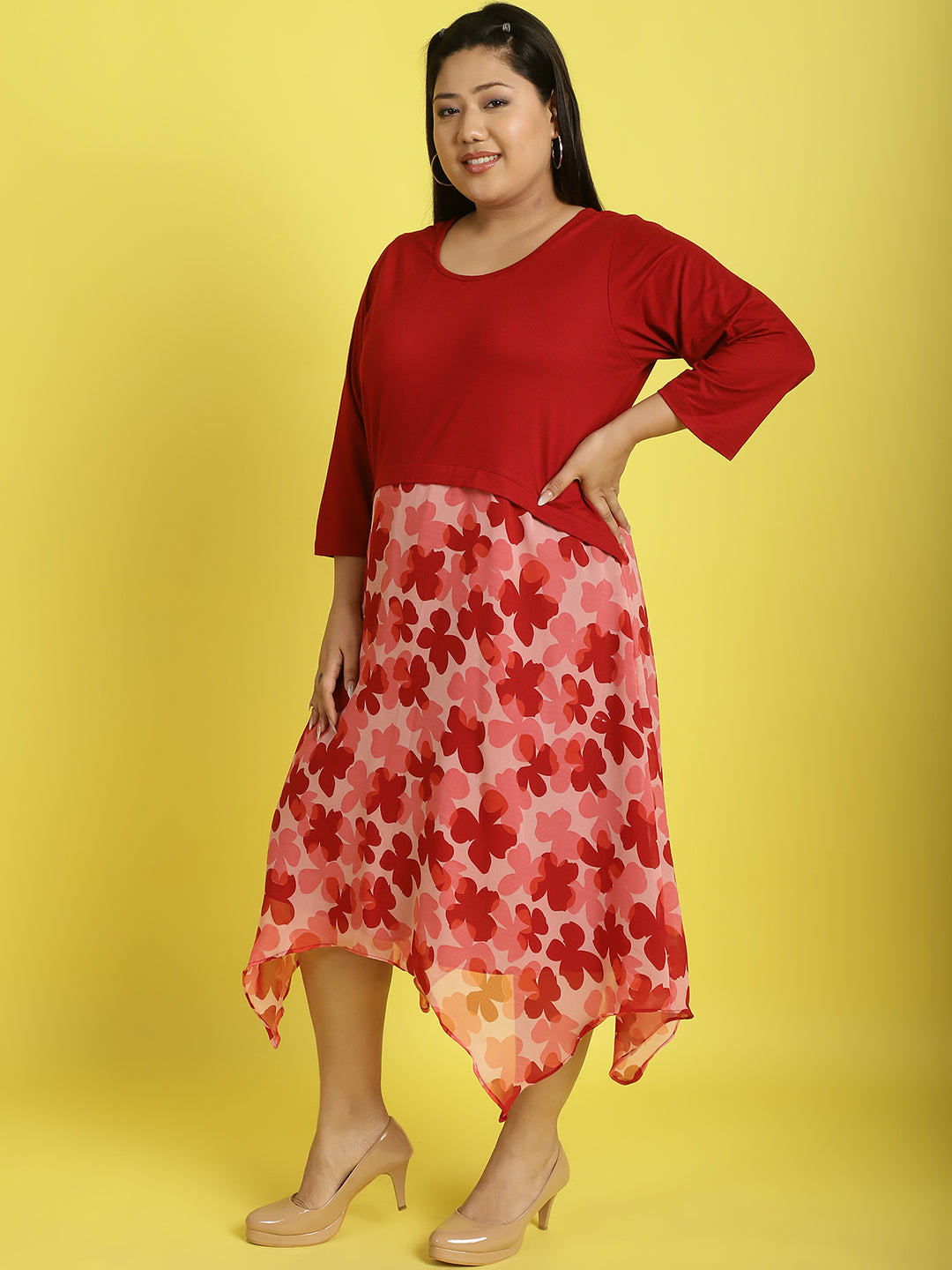 Plus Size A-Line Dress