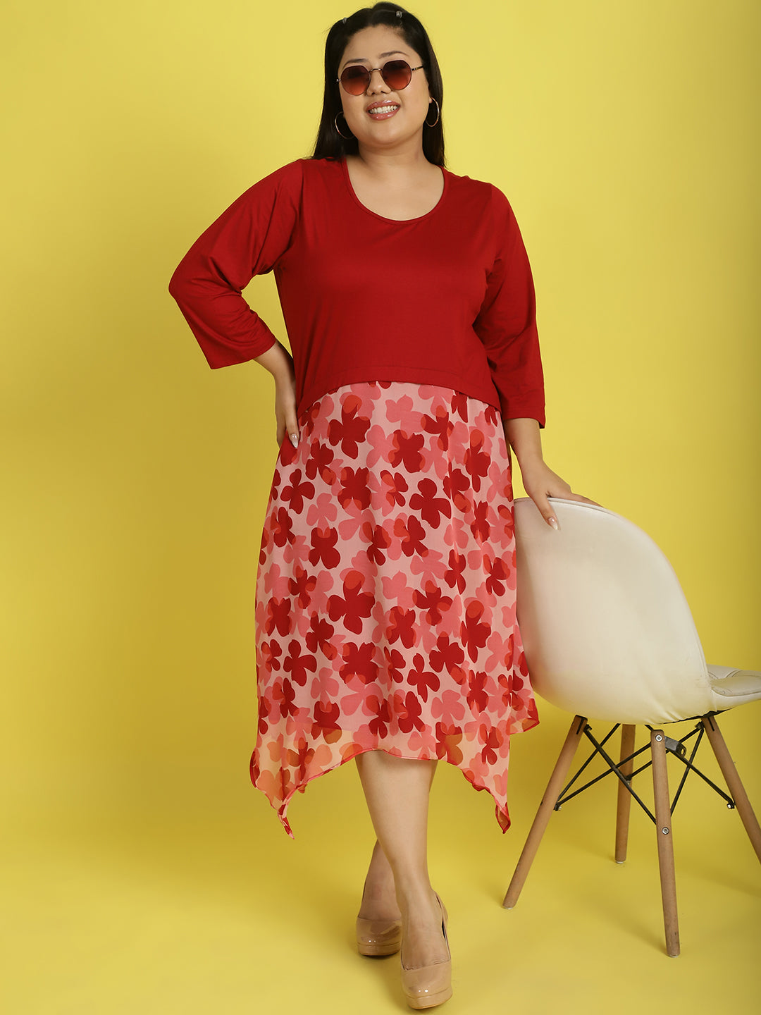 Plus Size A-Line Dress