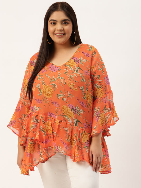 Elegant Plus Size Women Casual Top
