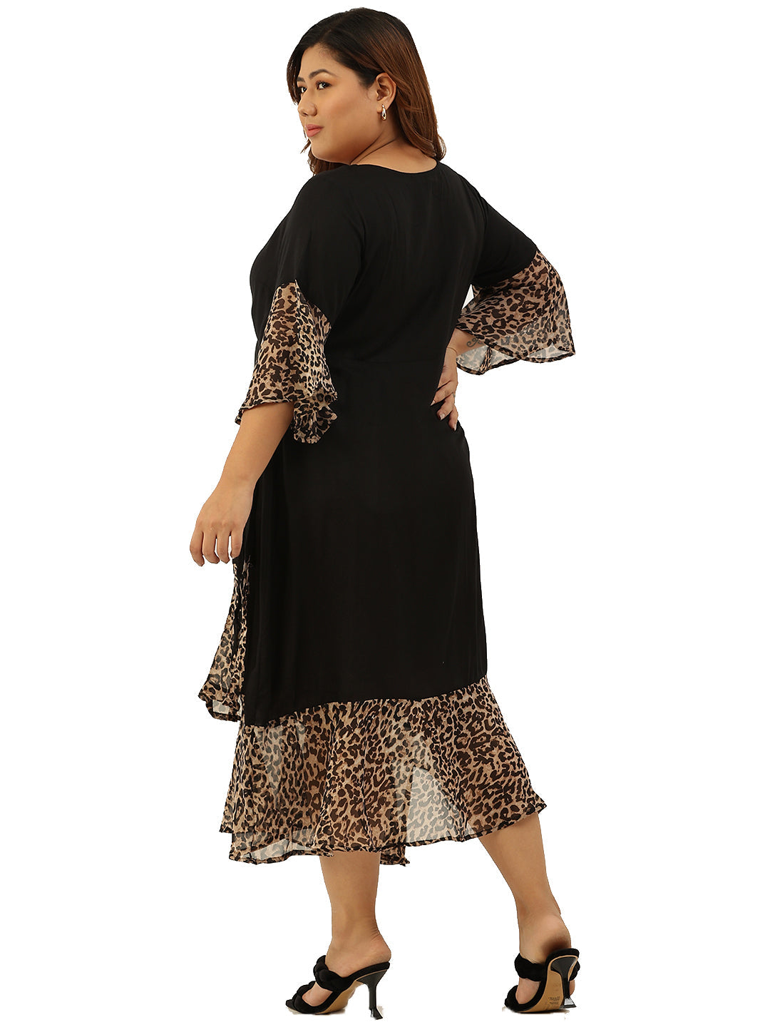 Modern Trendy Plus Size Women’s Dress