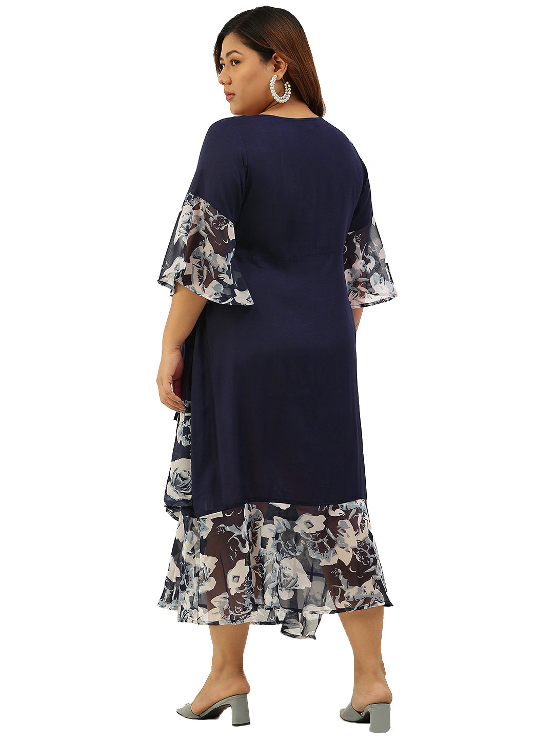 Modern Trendy Plus Size Women’s Dress
