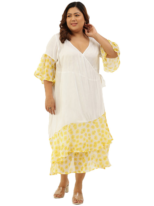 Modern Trendy Plus Size Women’s Dress