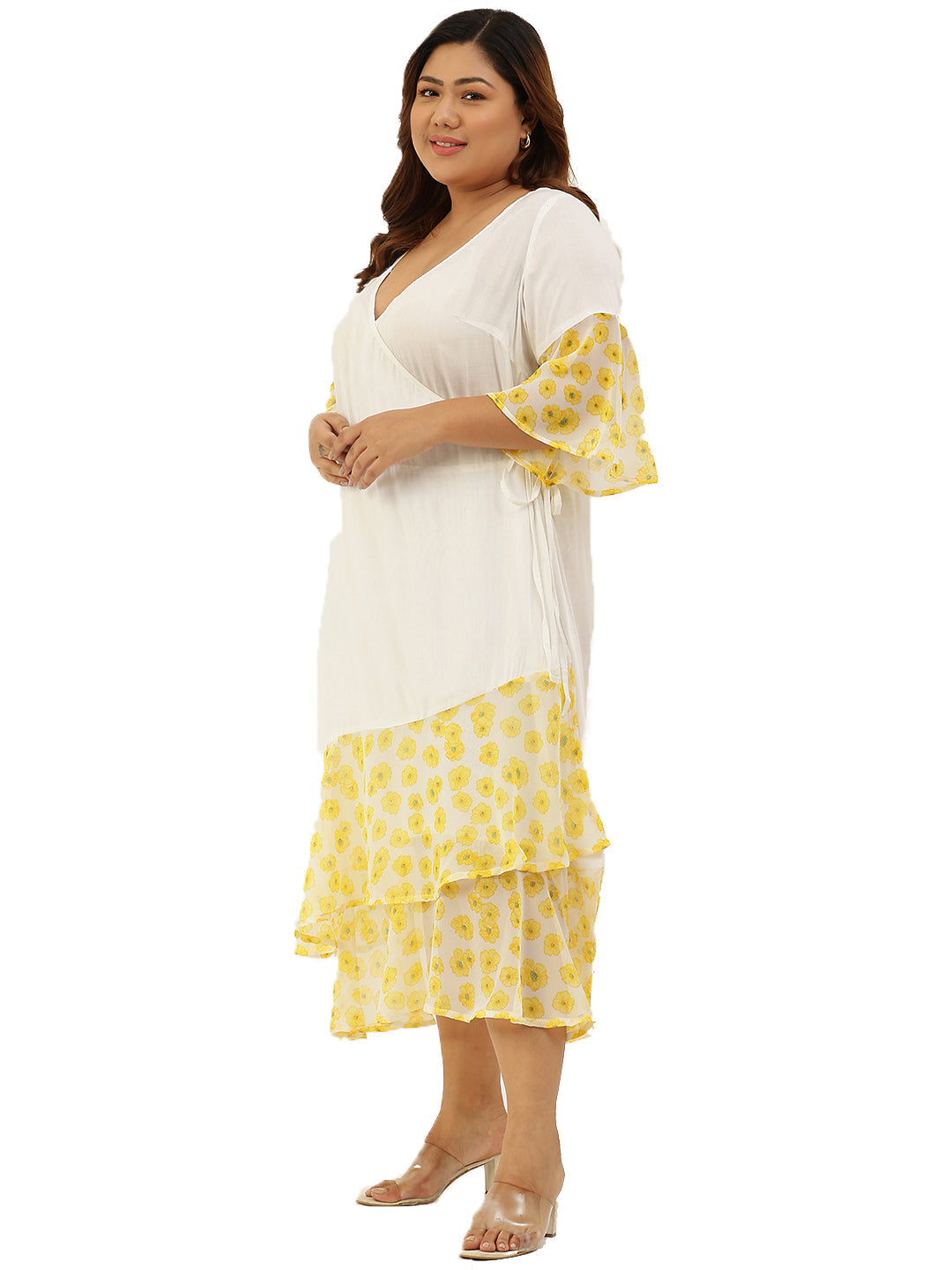 Modern Trendy Plus Size Women’s Dress