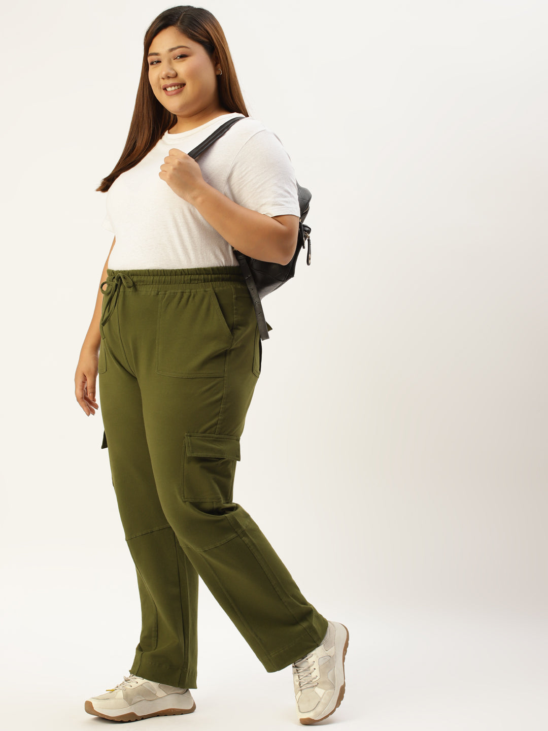 Chic Plus Size Women’s Casual Wear Trouser