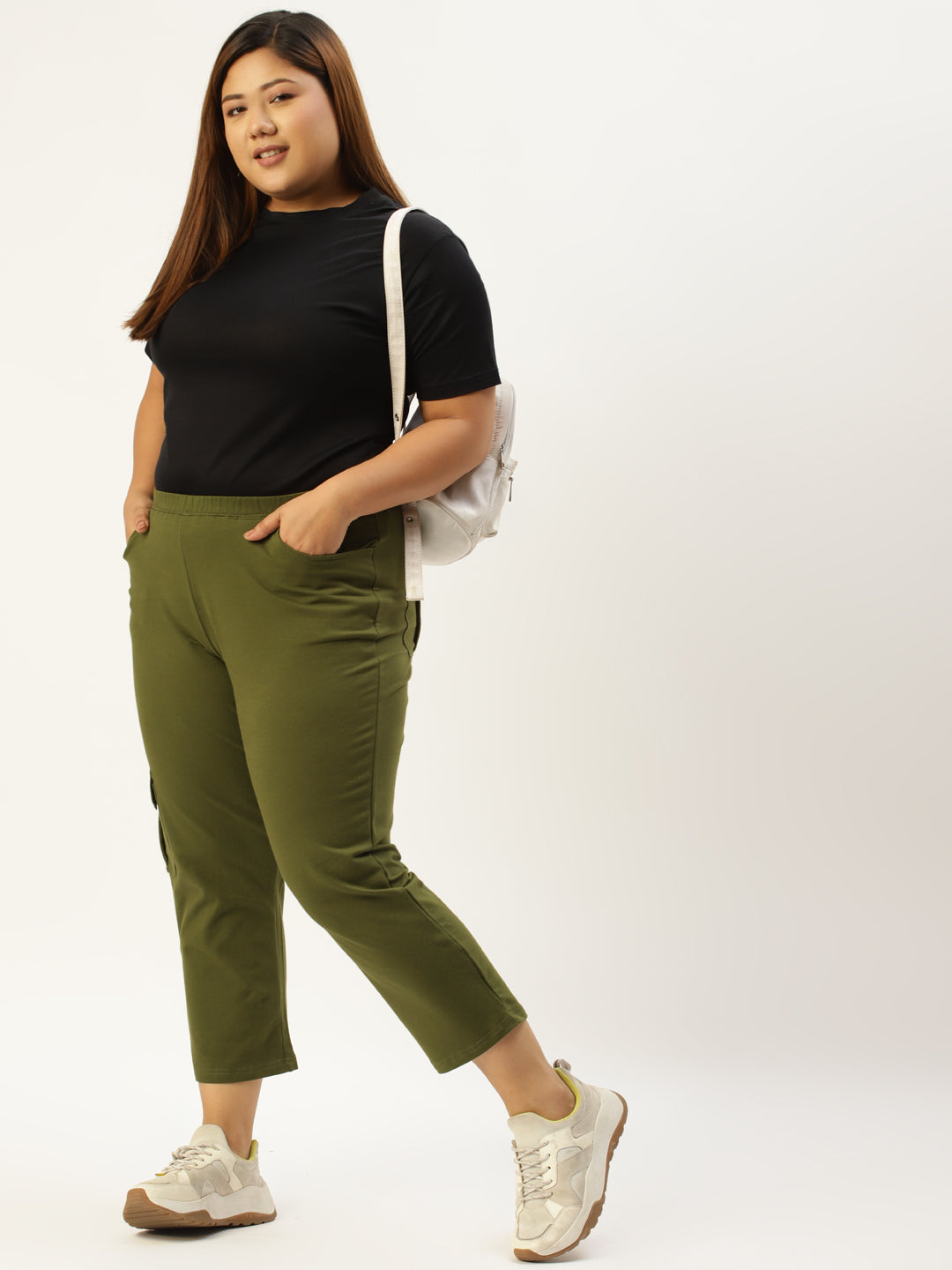 Chic Plus Size Women’s Casual Wear Trouser