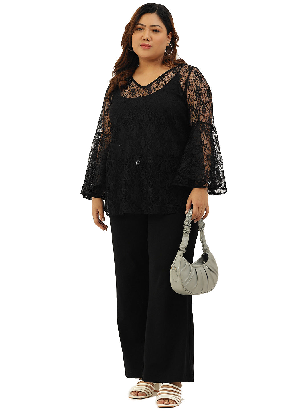 Elegant Plus Size Women Casual Top