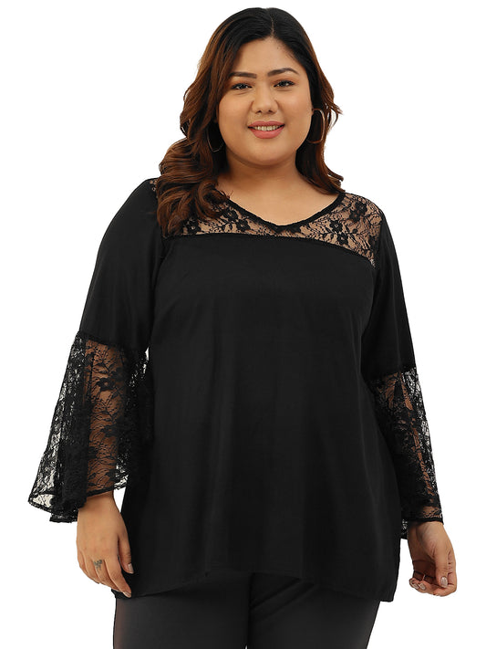Elegant Plus Size Women Casual Top