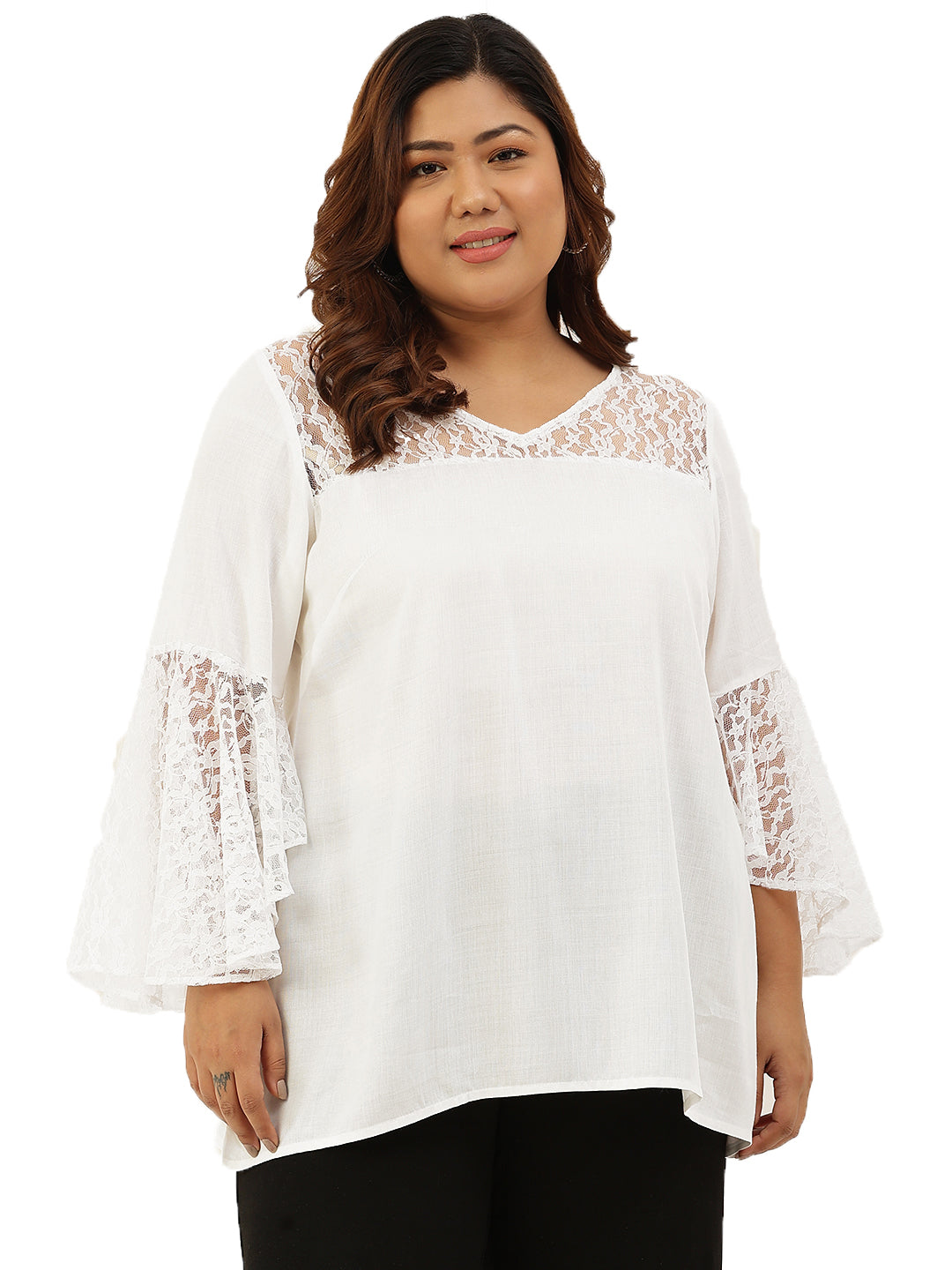 Elegant Plus Size Women Casual Top