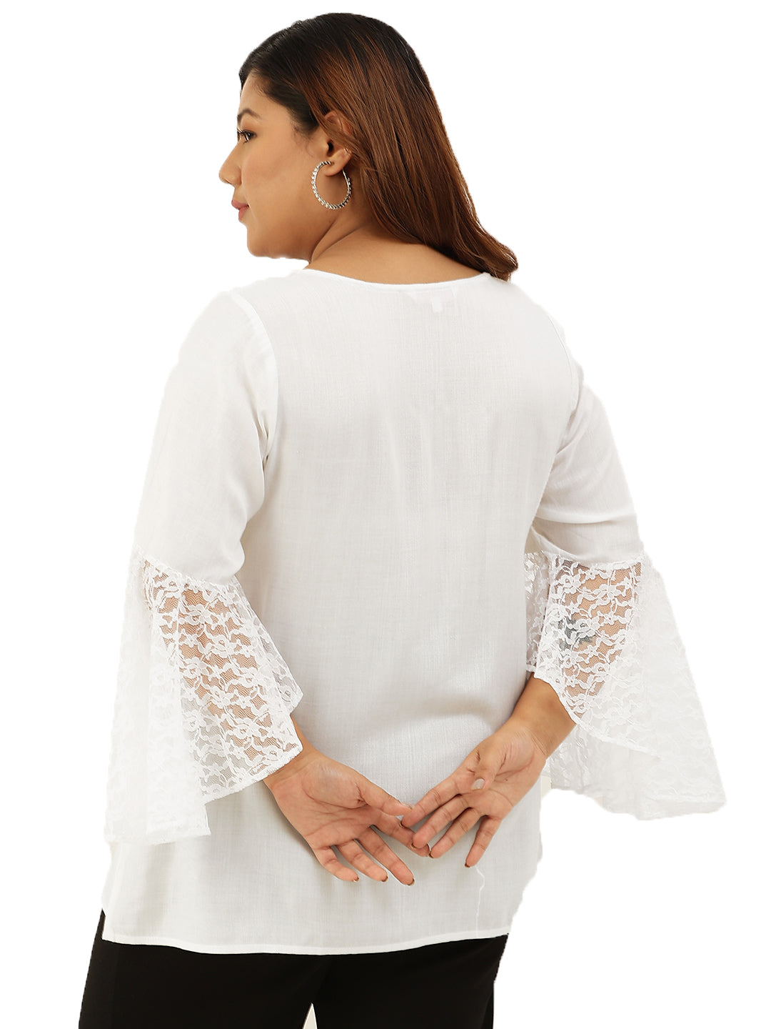Elegant Plus Size Women Casual Top