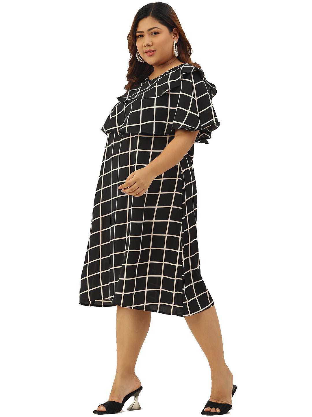 Modern Trendy Plus Size Women’s Dress