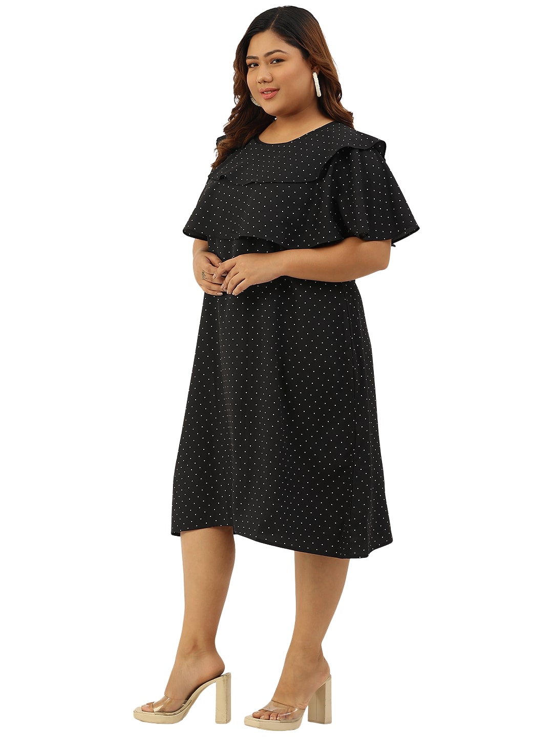 Modern Trendy Plus Size Women’s Dress