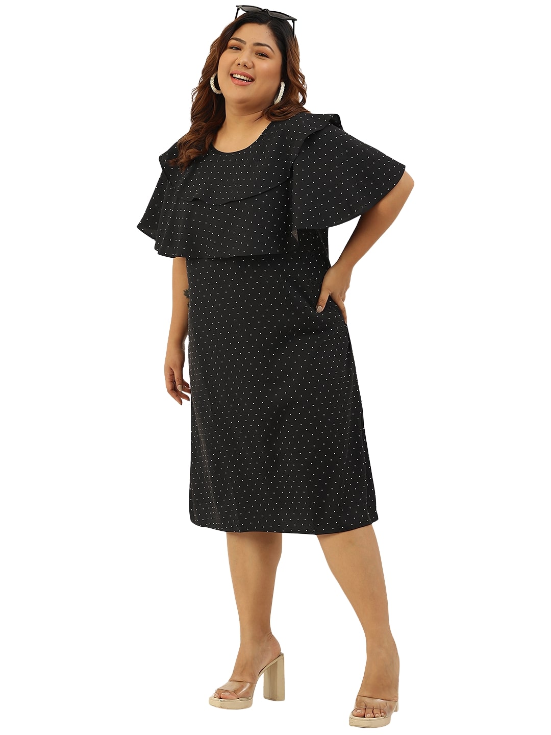 Modern Trendy Plus Size Women’s Dress