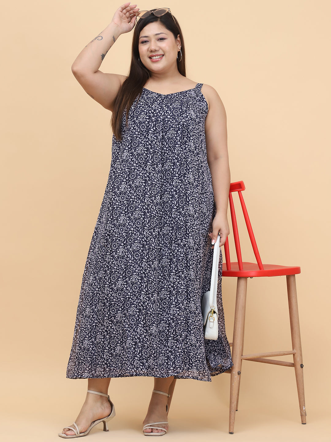 Plus Size A-Line Dress
