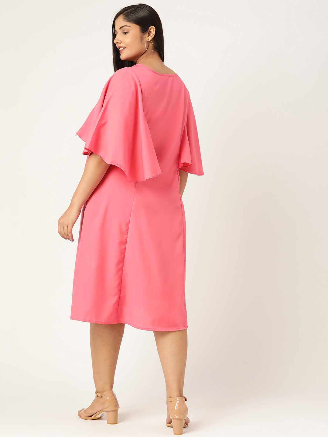 Plus Size A-Line Midi Dress