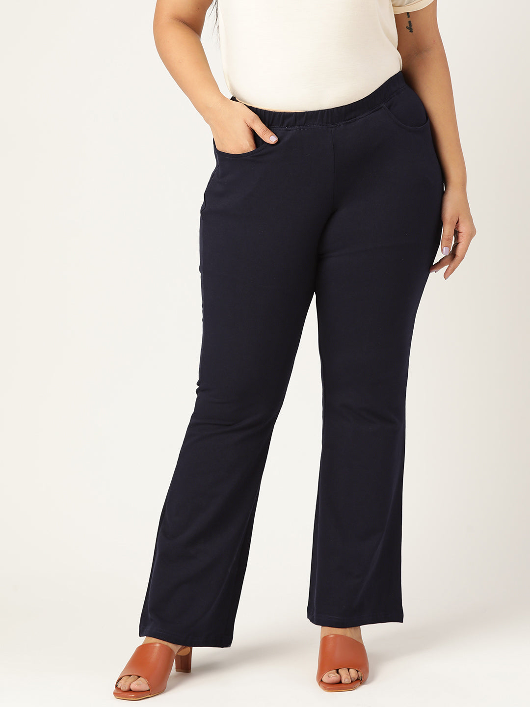 Chic Plus Size Women’s Casual Wear Trouser