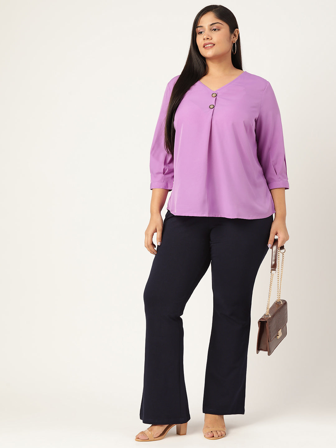 Chic Plus Size Women’s Casual Wear Trouser