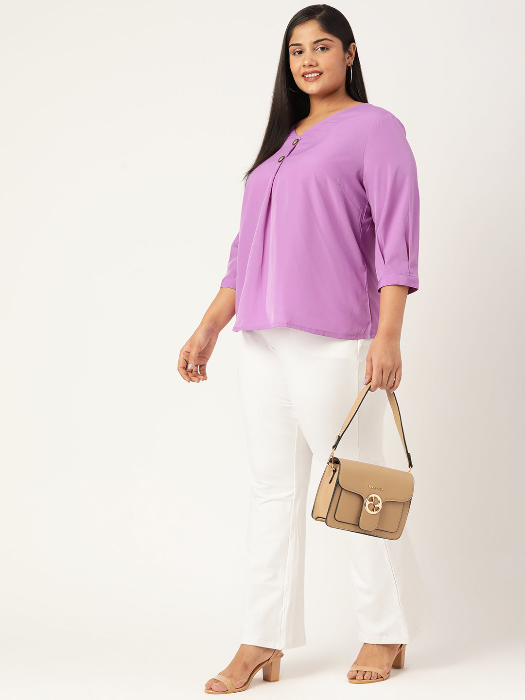 Chic Plus Size Women’s Casual Wear Trouser