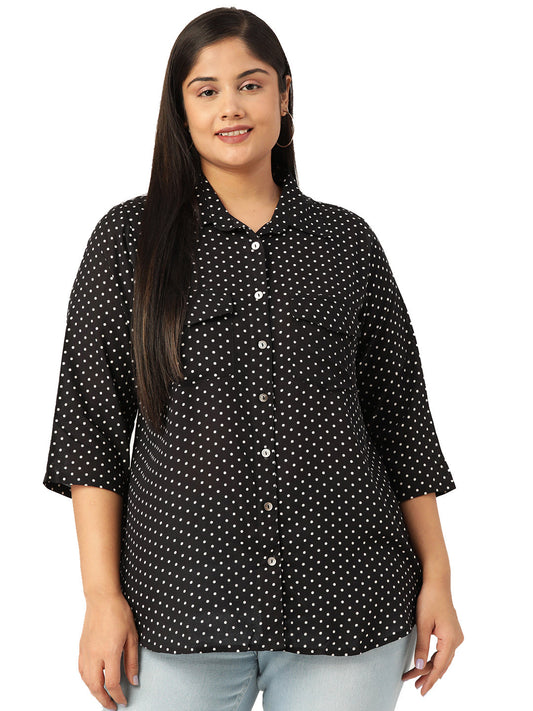 Elegant Plus Size Women Casual Top