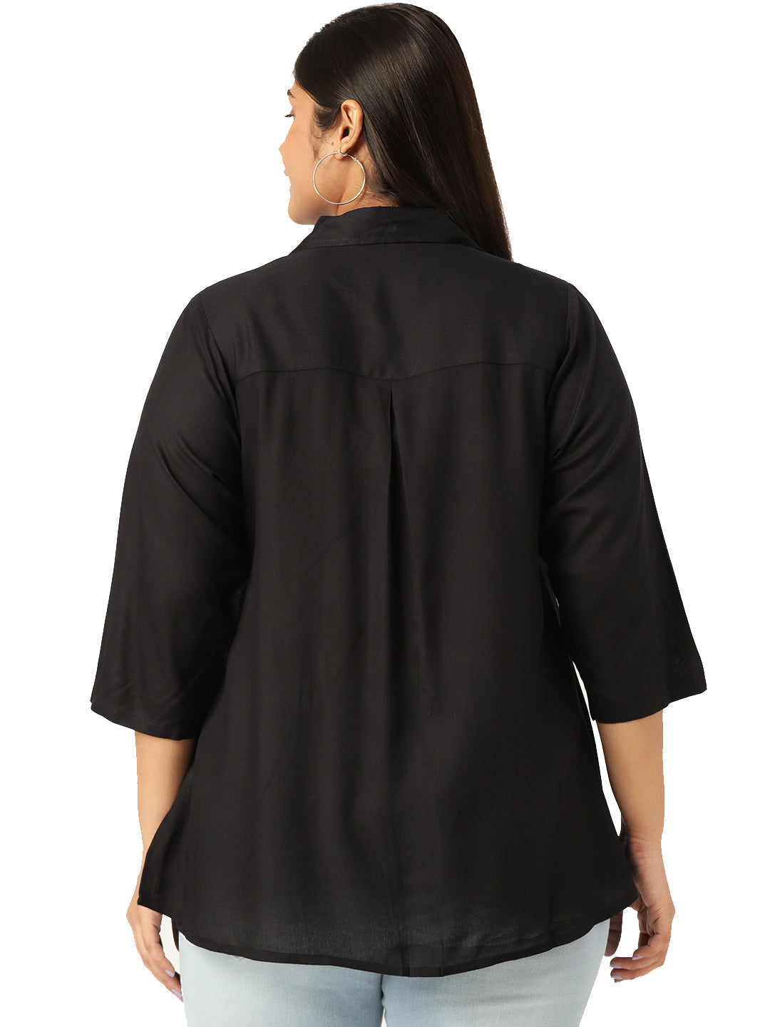 Elegant Plus Size Women Casual Top