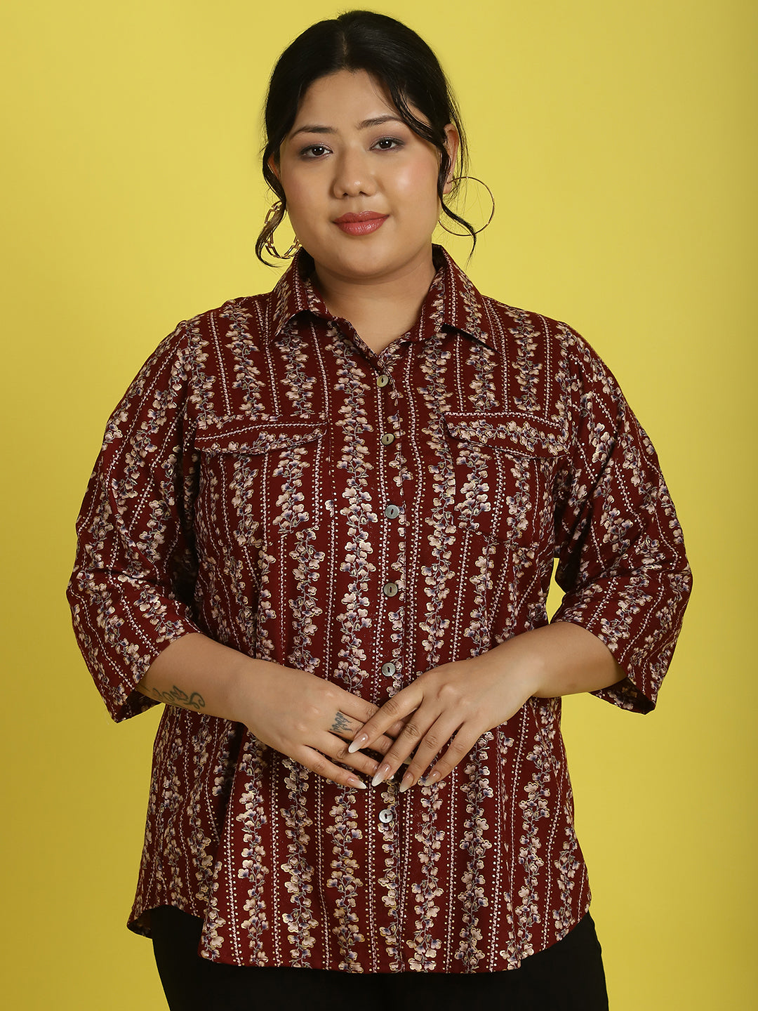 Plus Size Women's casual shirt