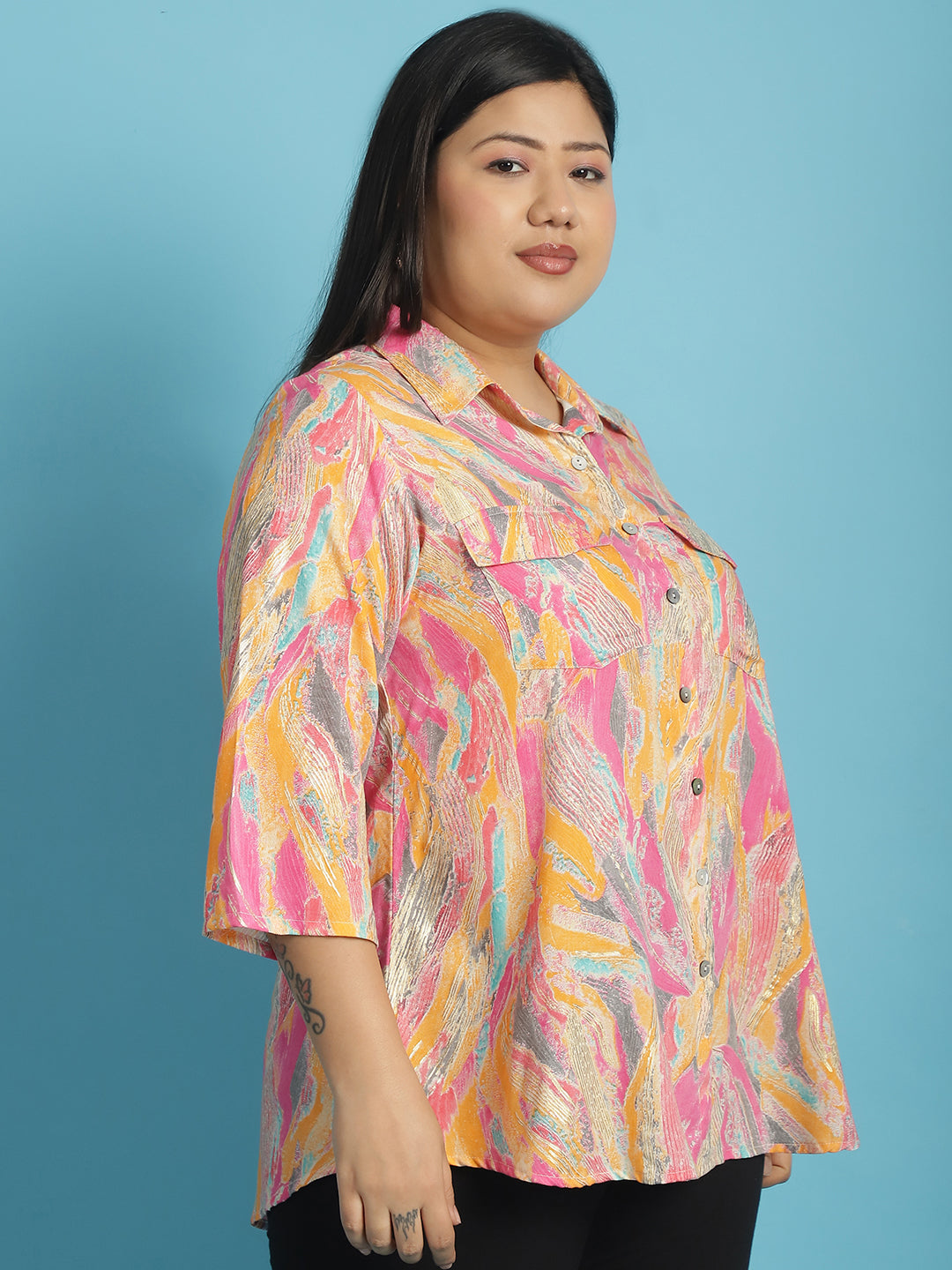 Plus Size Women's casual shirt