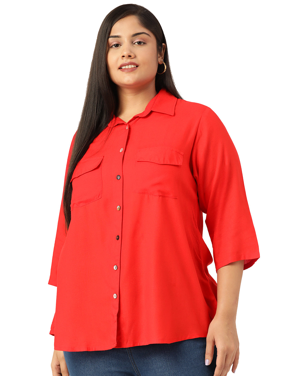 Elegant Plus Size Women Casual Top