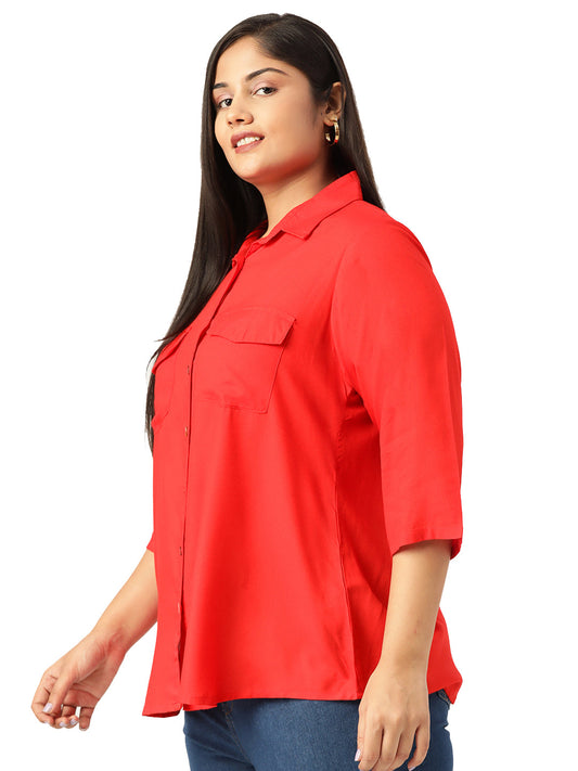 Elegant Plus Size Women Casual Top