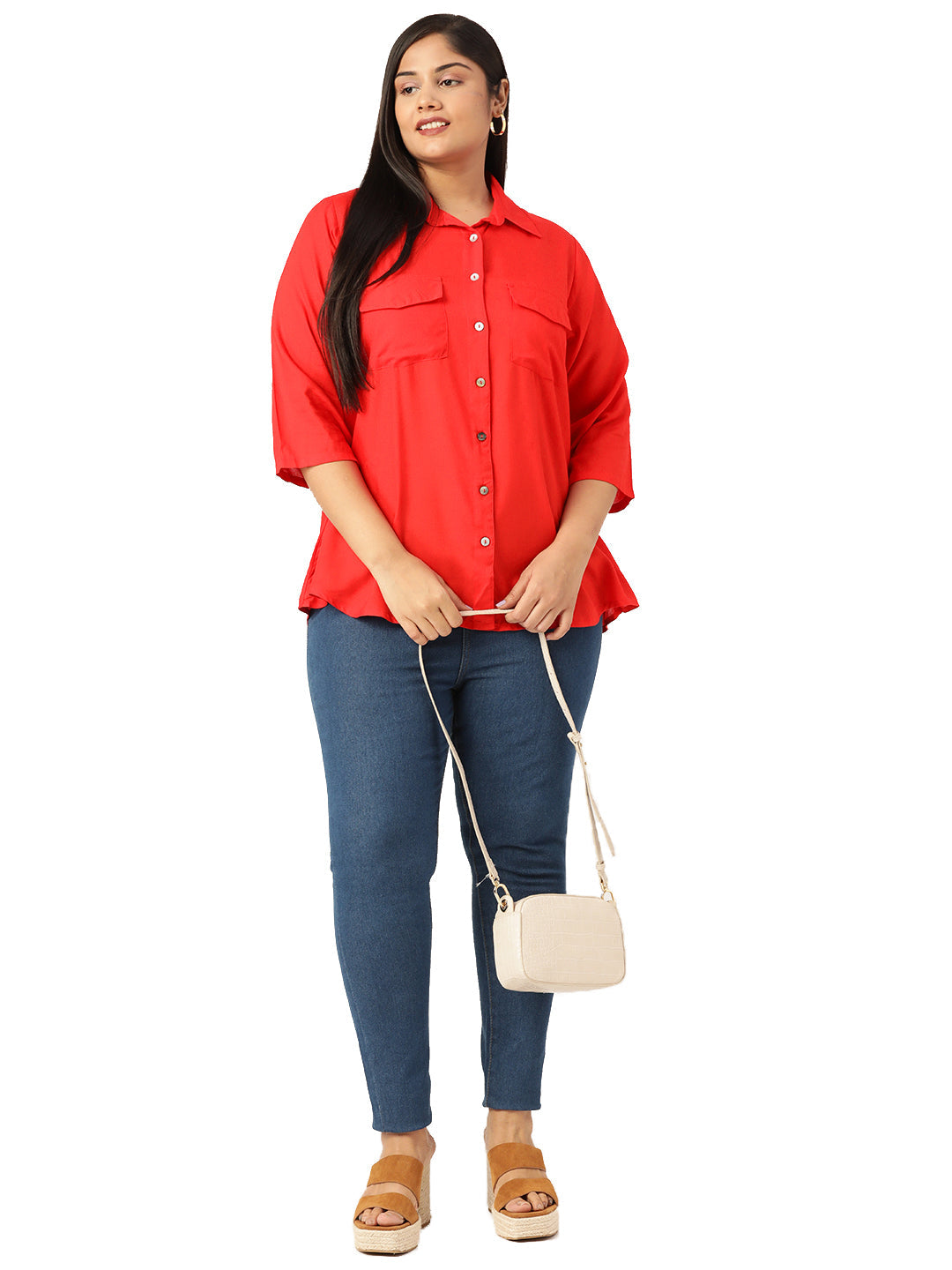 Elegant Plus Size Women Casual Top