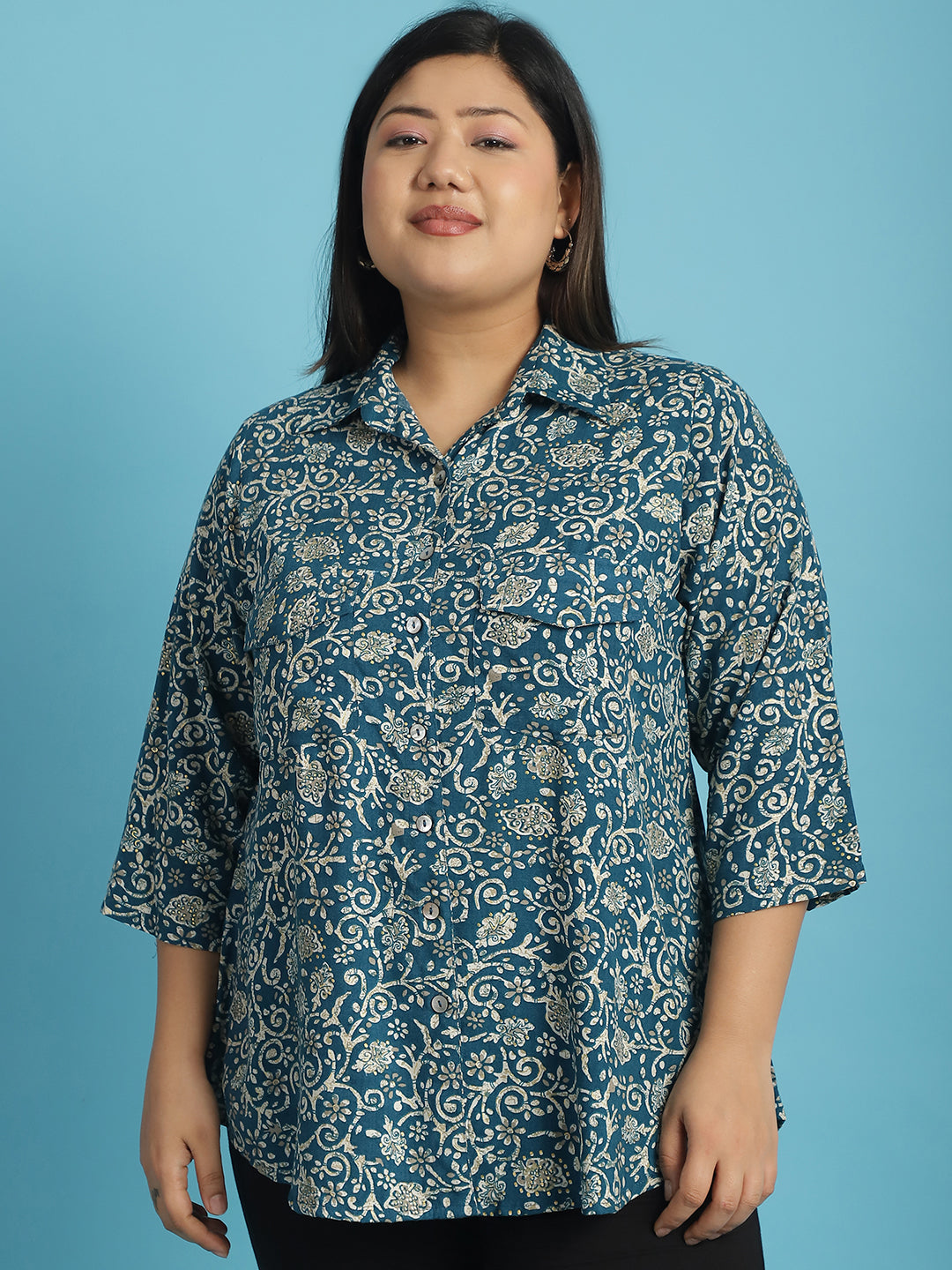 Plus Size Women's casual shirt