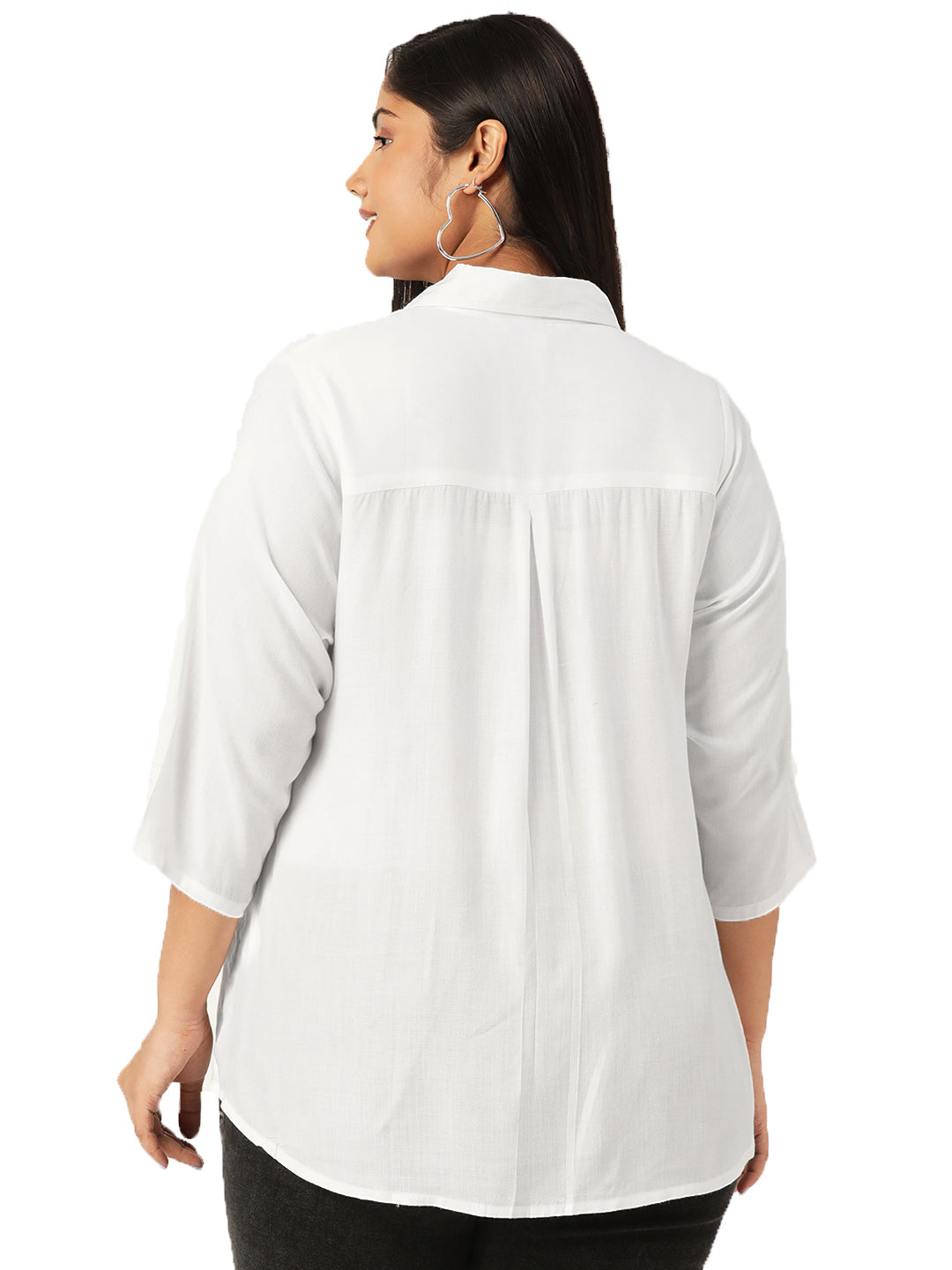 Elegant Plus Size Women Casual Top