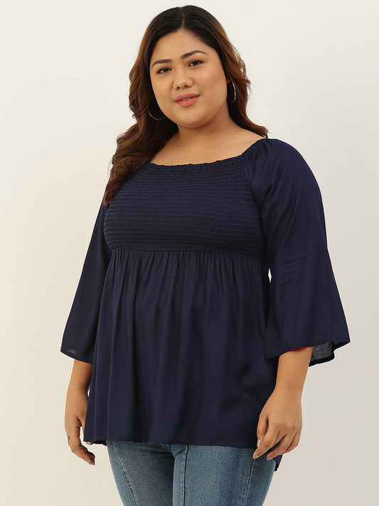 Plus Size A-Line Bobbin Party Wear Top