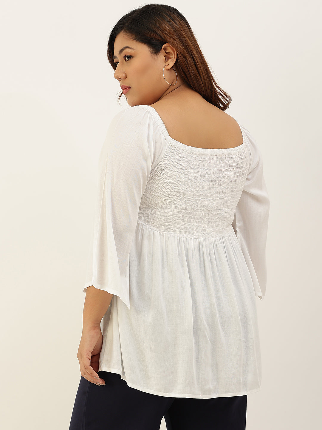 Plus Size A-Line Bobbin Party Wear Top